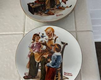 Norman Rockwell collectors plates