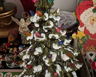 Ceramic Christmas Tree with Light