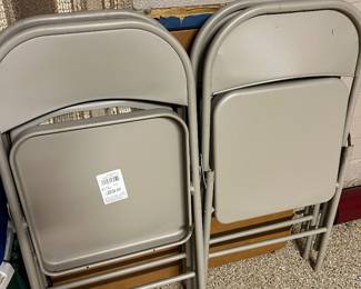 CARD TABLES AND CHAIRS - TWO SETS