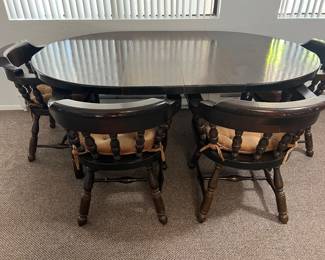 second dining table, 4 chairs