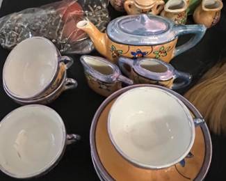 Vintage children's tea set
