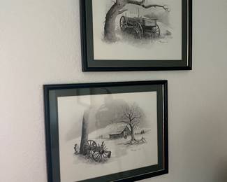Framed wall art - series of 4