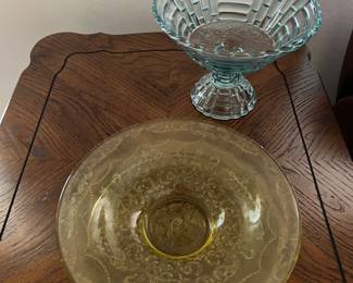 Vintage glassware