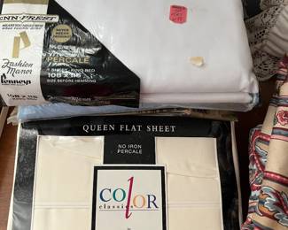 New bed linens