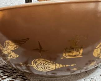 Pyrex early American vintage nesting bowl set (4)