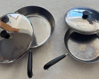 Pre 1968 Revere Chicken Fryers Pans