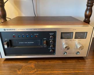 Sanyo 8 Track Record Deck