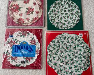 Vintage Christmas Paper Doilies