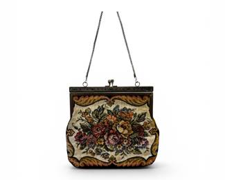 Vintage tapestry style little purse
