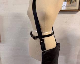 Fashion trio of bag belt and scarf