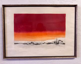 New Port Bay II signed and numbered print