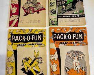 Pack-O-Fun very collectible magazines from the 50’s
