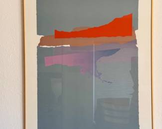 Signed artist print of Pallet two by Frank Rowland Seriograph