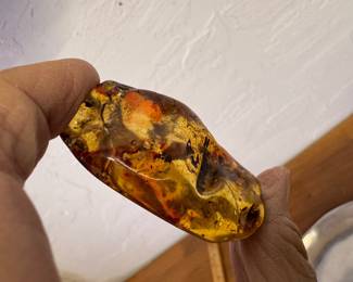 Very colorful with small hole drilled at top