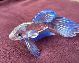 Swarovski crystal fish