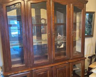 Hutch with glass doors - make offer