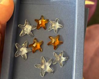 Swarovski crystal stars