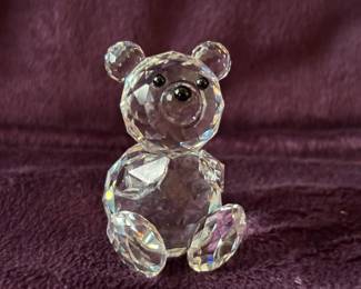 Swarovski crystal bear