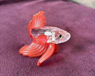 Swarovski crystal fish