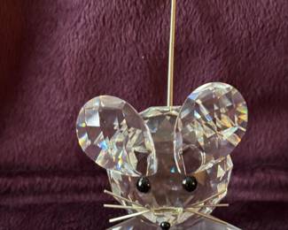 Swarovski crystal mouse