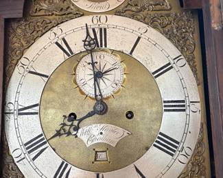 close up of clock face