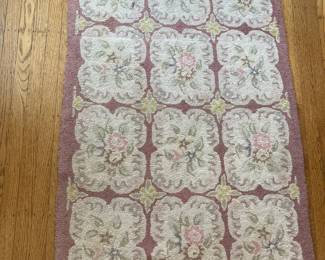 Antique hook rug