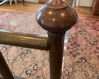 close up of detailing on the finials.