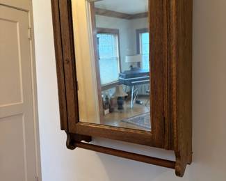 $60 Hanging cabinet.  18"w x 6 1/2"d x 28'h.