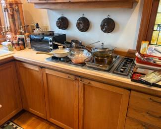 Lots of kitchen collectibles, small electrics and more for sale during in-person shopping hours.