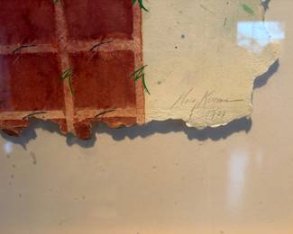 close up of title and signature