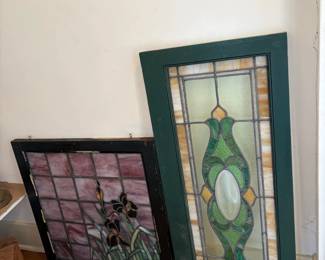 Antique fixtures and architectural parts for sale during in-person shopping.