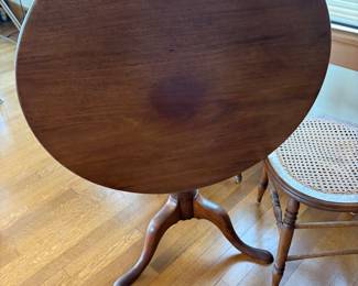 as found on flip top table