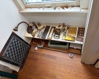 Antique fixtures and architectural parts for sale during in-person shopping.