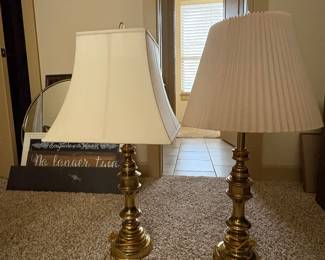 Medium Brass Lamps