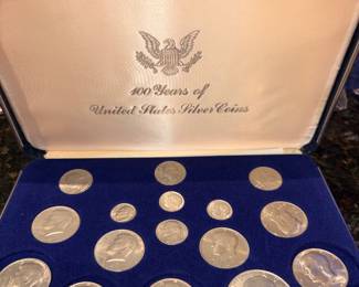 100 Years of US Coins Box w/Assorted Coins!
