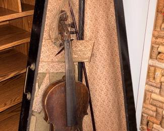 Vtg. German Violin “Copy of Stradivarius”!