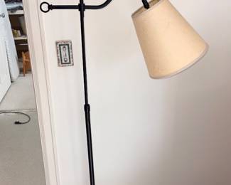 Vtg Standing Wrought Iron Lamp USA!