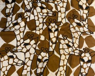   Vtg Glentex Giraffe Scarf