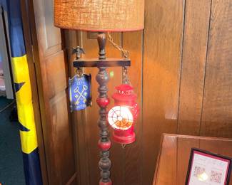 VTG Nautical Fire House Themed Lamp!