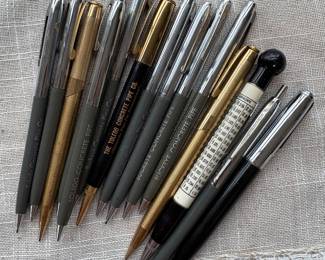 Lot of Vtg. Advertising Ballpoint Pens & Mechanical Pencils