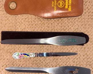 Vtg U Of M 1925 Military Ball Sword Letter Opener, Ansley Bird Letter Opener!