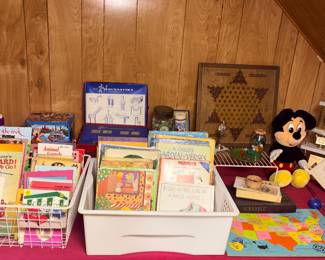 Vintage Children’s Books and Games!!