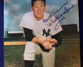 Signed Whitey Ford Picture!