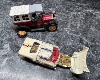 Vtg. 1905 Adler-Limousine  Made in Germany Ziss-Modell & Vtg. Dinky Toys Ford GT Meccano Ltd  Made in England 