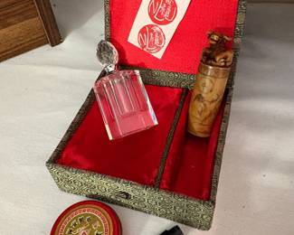 Vtg Chinese Calligraphy Set "Four Treasures of the Study"!