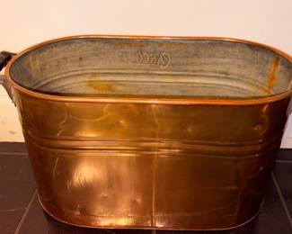 Vtg Canco Copper Wash Tub!