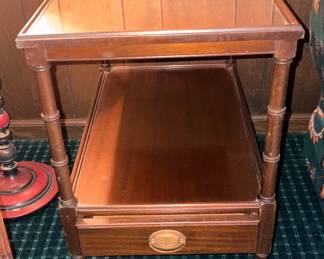 Vtg Wooden Side One Drawer Side Tables!