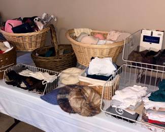 Vtg Lingerie Hats & Leather Gloves!