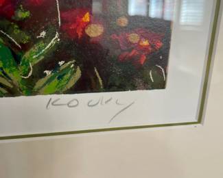 Signed artwork numbered 249/250