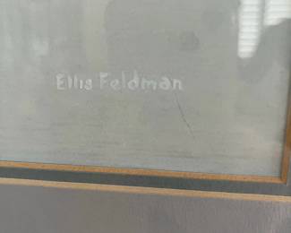 Elis Feldman Signed Artwork 